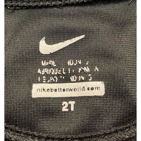 Nike Full Zip Pink & Black Little Girl Toddler Track Jacket, Size 2T - Picture 4 of 4